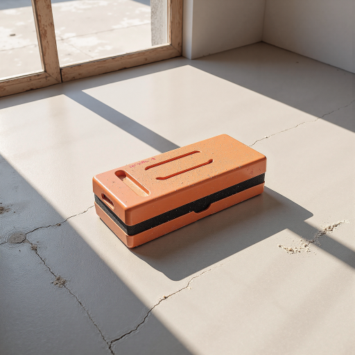 我的世界风格建筑员头像，像素艺术风格的角色，穿着橙色工作服，手持锤子，代表建筑员身份